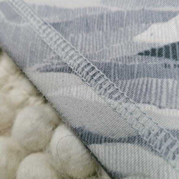 Lole Gray Print Quarter Zip Long Sleeve Shirt Sz Extra Small - Picture 11 of 12